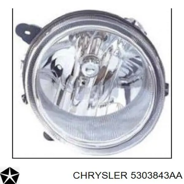 05303843AD Chrysler Фара дальнього світла в зборі