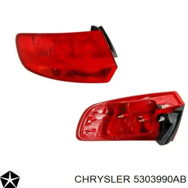 5303990AA Chrysler ліхтар задній правий