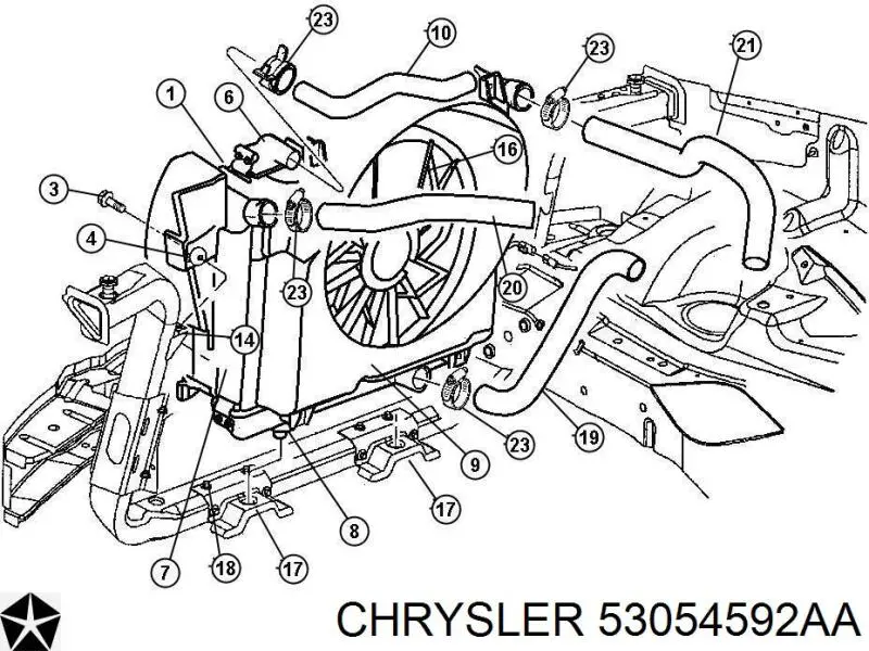  53054592AA Chrysler