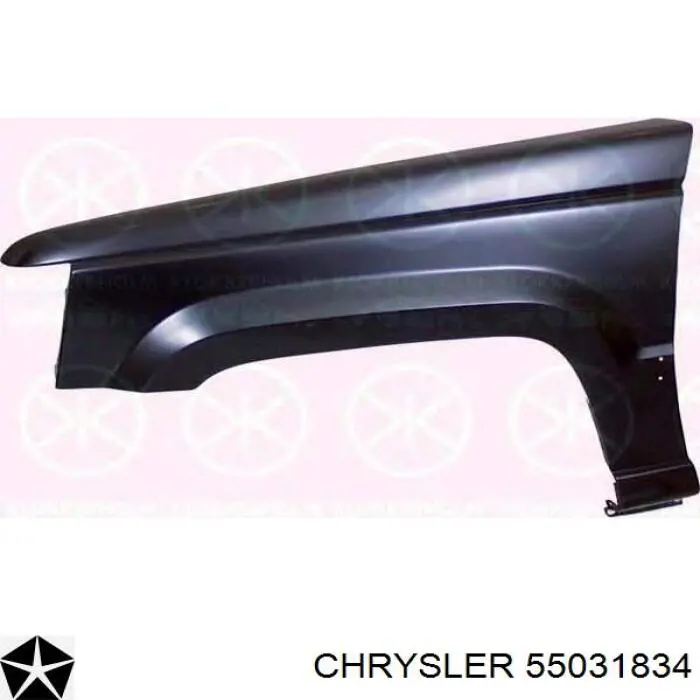 Крило переднє праве Chrysler 55031834 ціна, від 46.39 USD