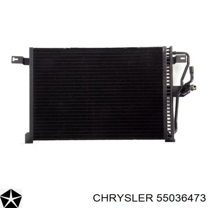 Радіатор кондиціонера 55036473 Chrysler