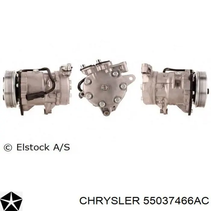 Компресор системи кондиціювання Chrysler 55037466AC ціна, від 64.18 USD