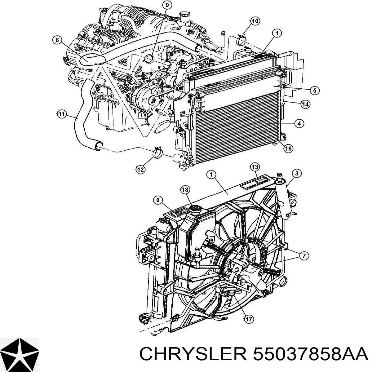  55037858AA Chrysler