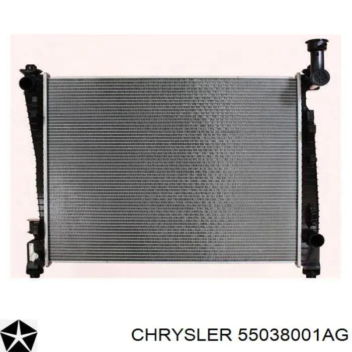 Радіатор основний Chrysler 55038001AG ціна, від 127.07 USD
