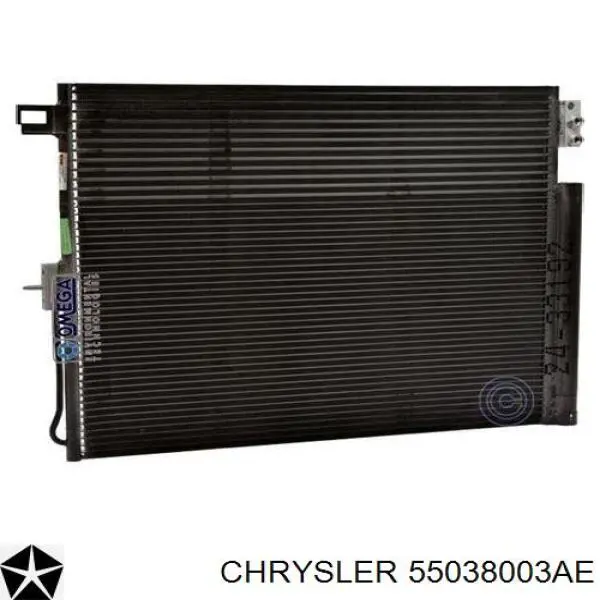 Купити 55038003AE Chrysler Радіатор системи охолодження кондиціонера