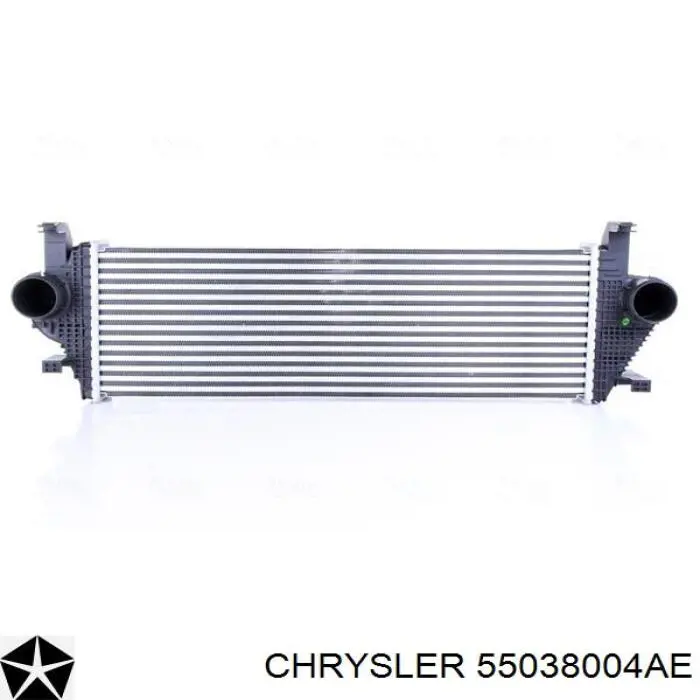Купити 55038004AE Chrysler Радіатор интеркуллера