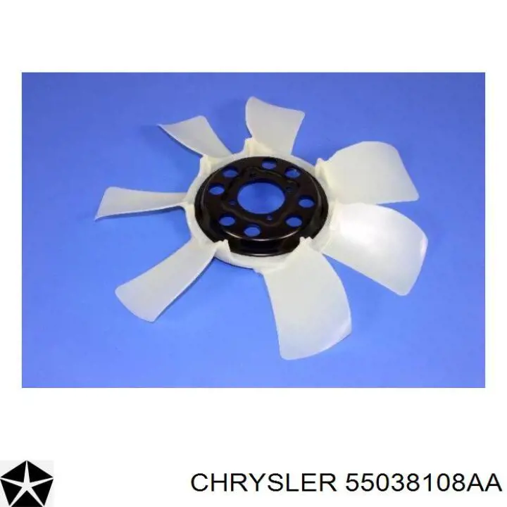 Вентилятор/крильчатка радіатора охолодження Chrysler 55038108AA ціна, від 142.23 USD