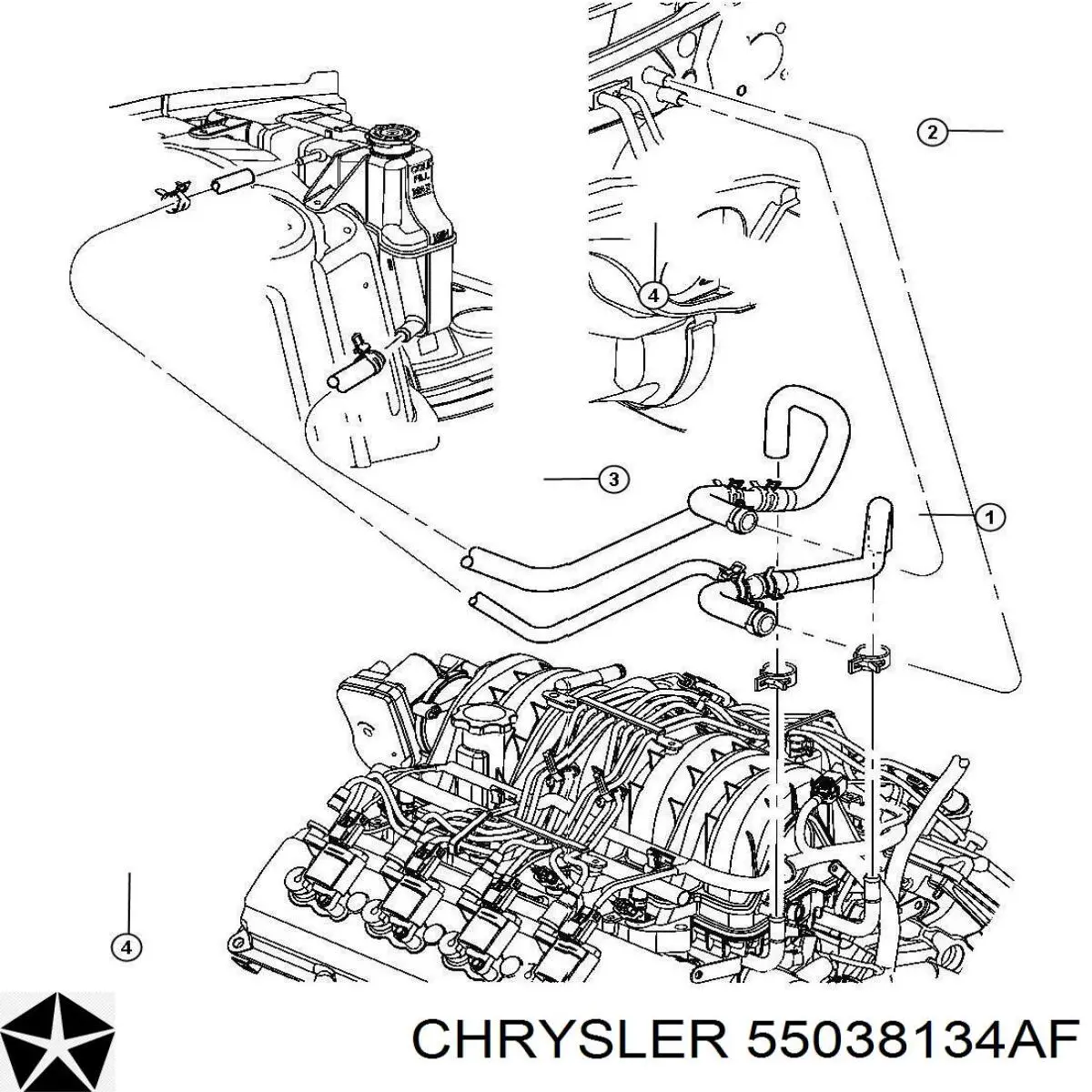 Купити 55038134AF Chrysler 