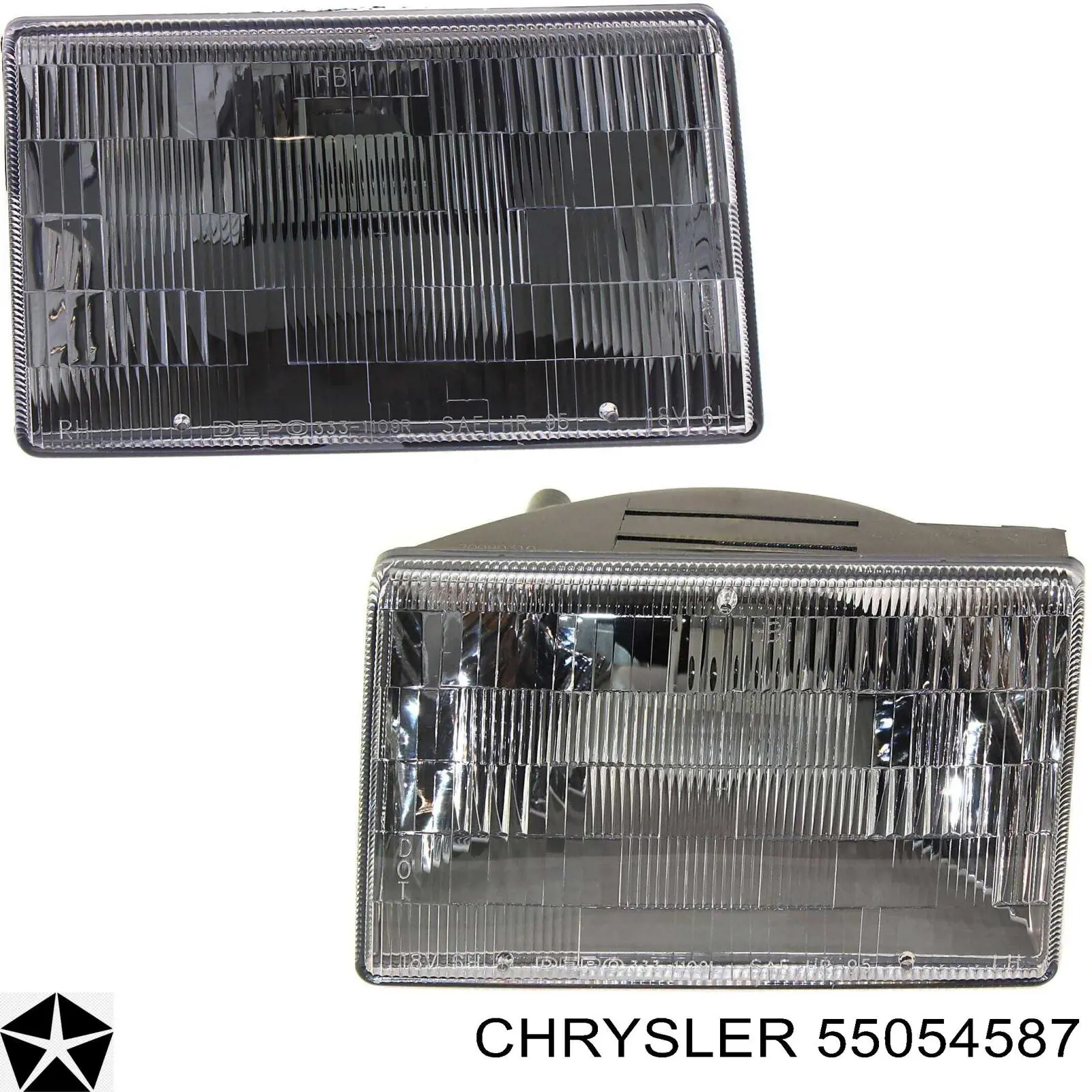 55054587 Chrysler Габарит передній лівий