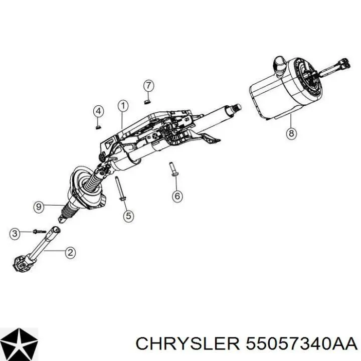  55057340AB Chrysler