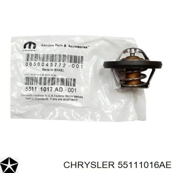 Купити 55111016AE Chrysler Термостат в корпусі