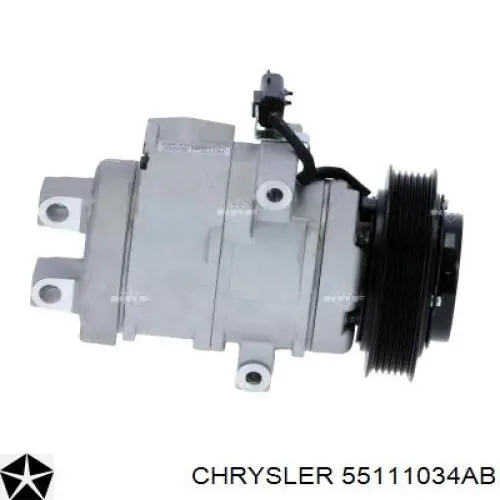 Компресор системи кондиціювання Chrysler 55111034AB ціна, від 209.06 USD