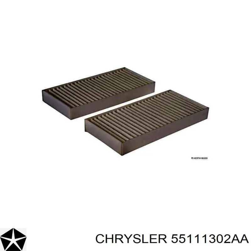 Фільтр повітряний обігрівача Chrysler 55111302AA ціна, від 4.47 USD