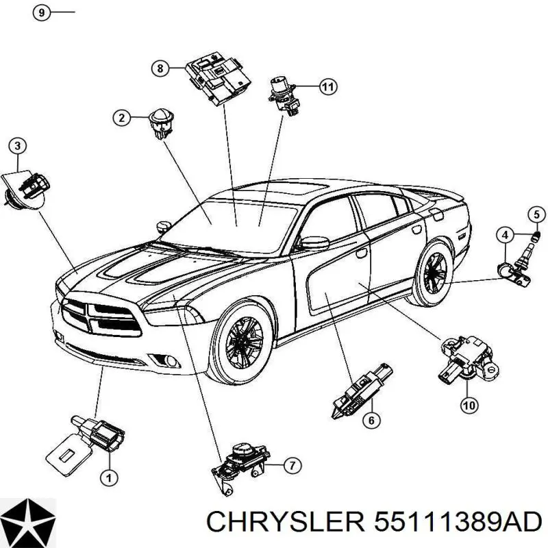  K55111389AD Fiat/Alfa/Lancia