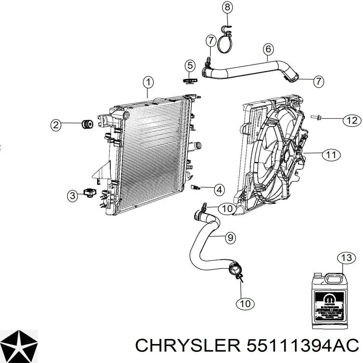  055111394AC Chrysler