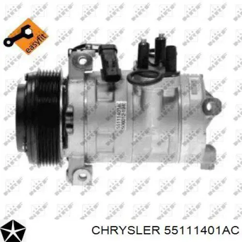 Компресор кондиціонера 55111401AC Chrysler