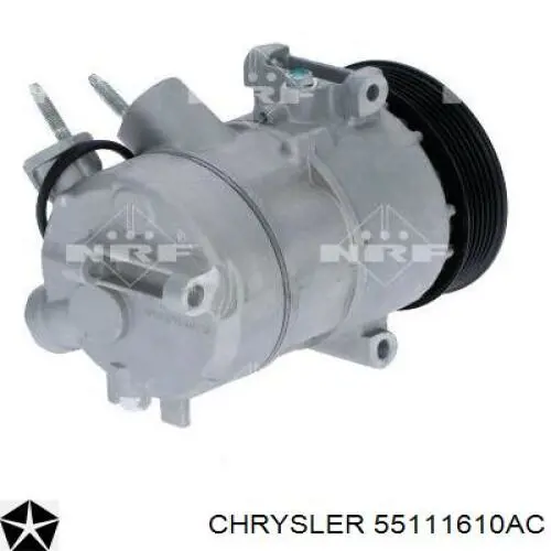 Компресор системи кондиціювання Chrysler 55111610AC ціна, від 284.73 USD