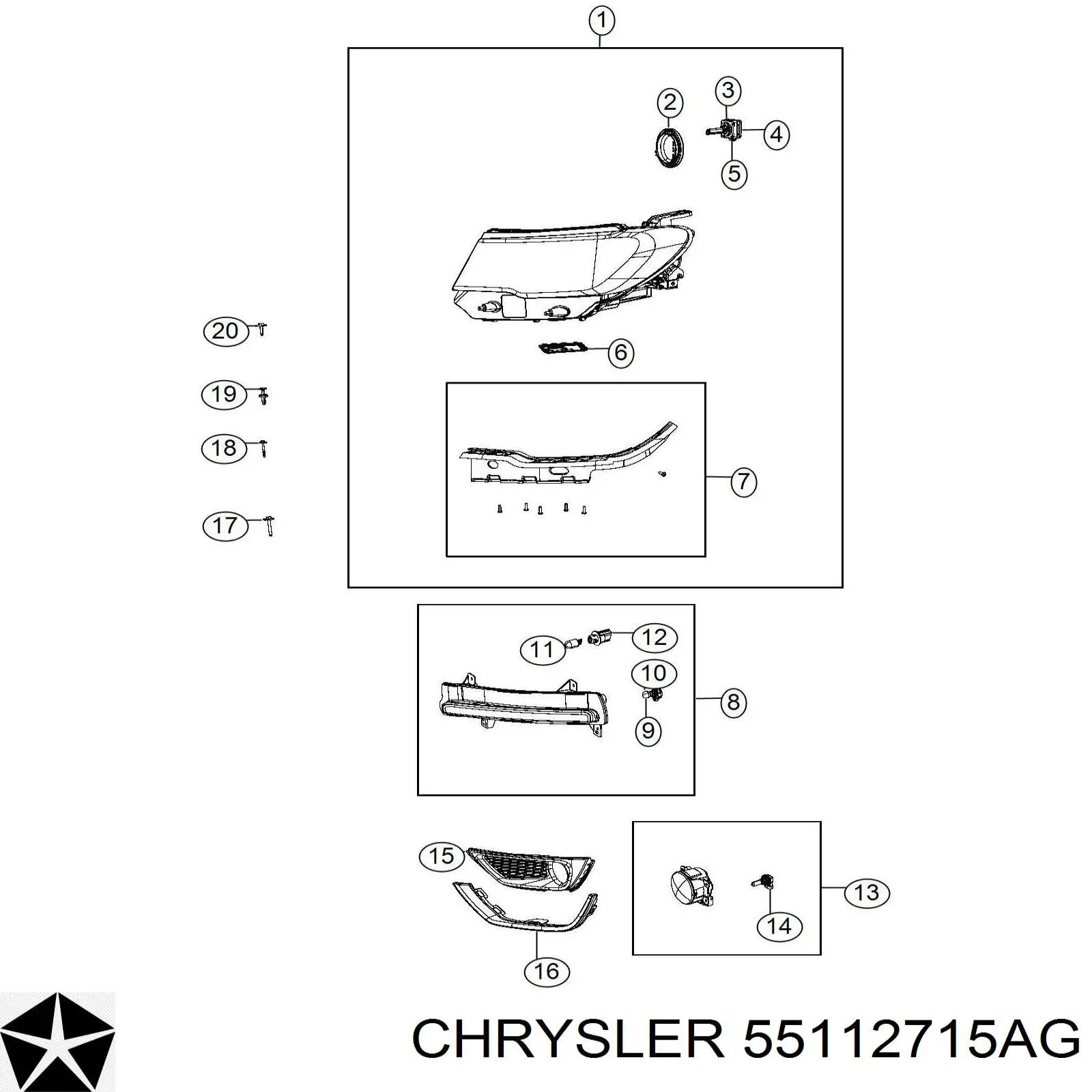  55112715AG Chrysler