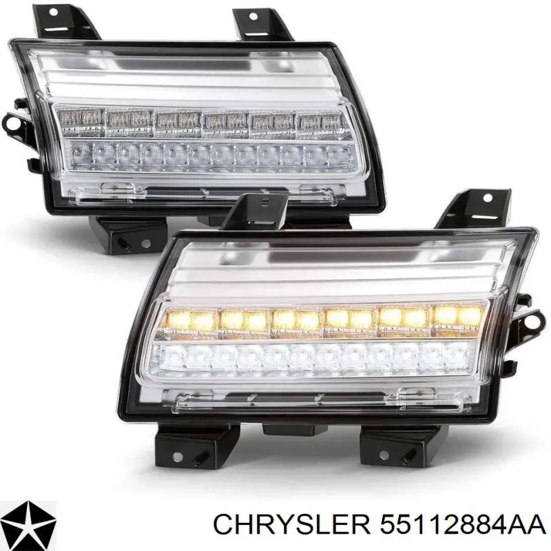 55112884AA Chrysler Габарит-покажчик повороту, правий