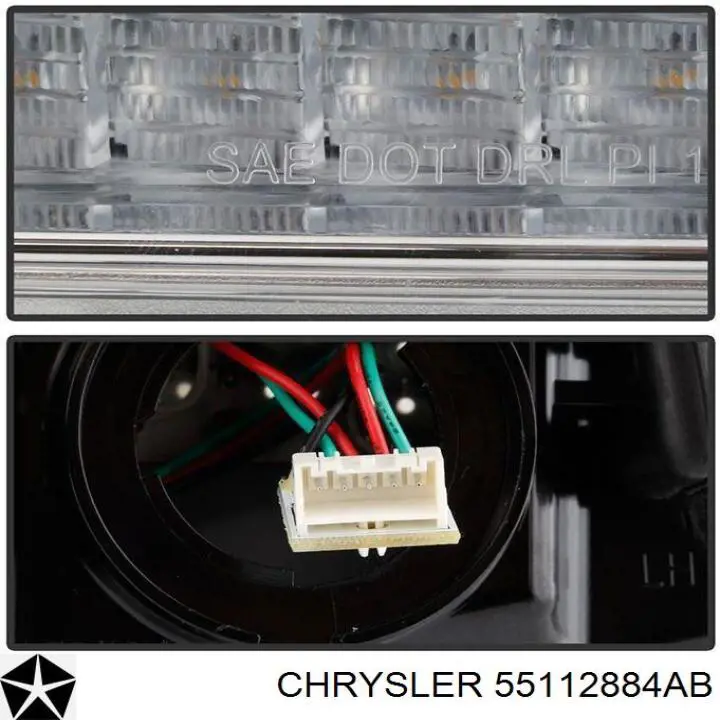 Показник повороту, правий Chrysler 55112884AB ціна, від 253.09 USD