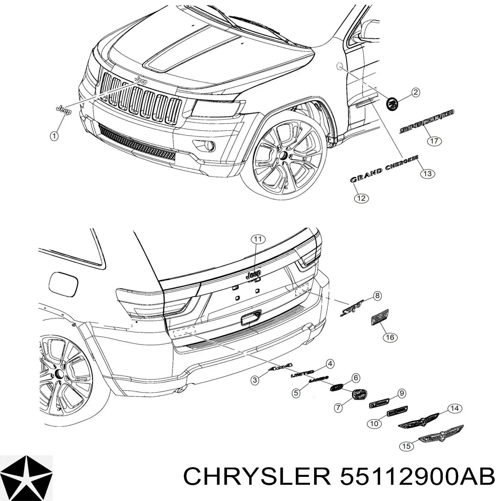  55112900AA Chrysler