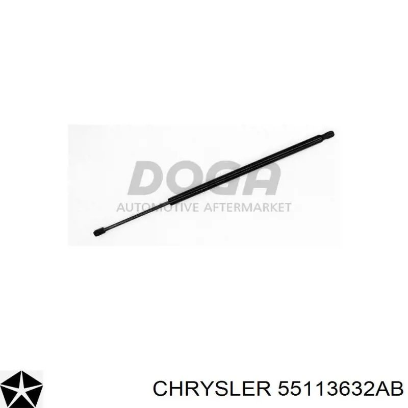 Амортизатор двері задньої Chrysler 55113632AB ціна, від 13.76 USD