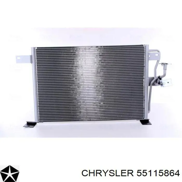 Купити 55115864 Chrysler Радіатор системи охолодження кондиціонера