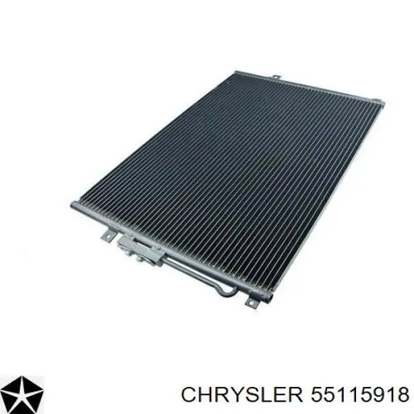 Конденсатор кондиціонера Chrysler 55115918 ціна, від 80.26 USD