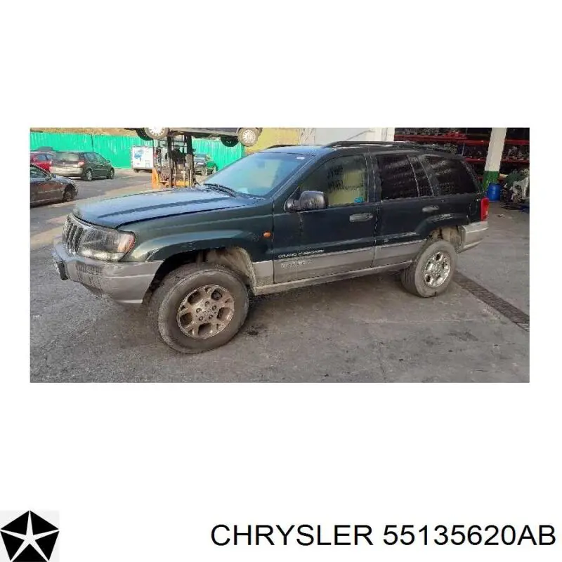 Купити 55135620AB Chrysler Замок задньої дверї, правої