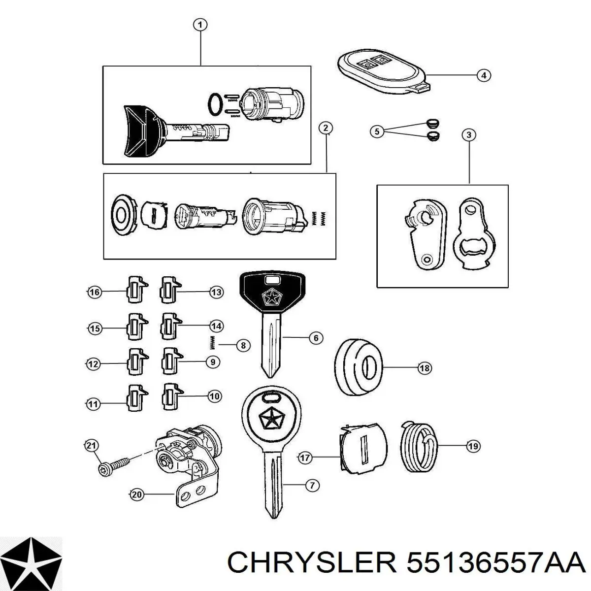 Купити 55136557AA Chrysler 
