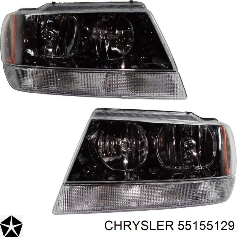 Фари Chrysler 55155129 ціна, від 65.65 USD