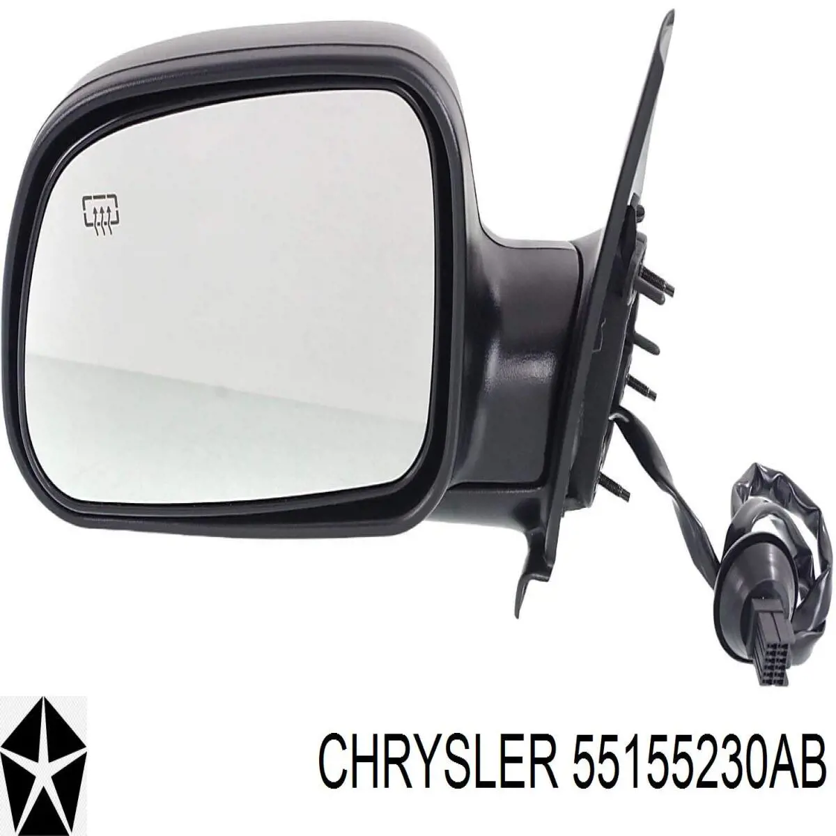 Праве бічне дзеркало Chrysler 55155230AB ціна, від 155.90 USD