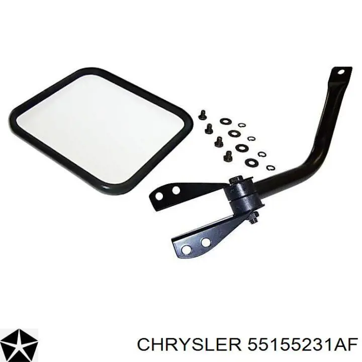 Купити 55155231AF Chrysler Бічне дзеркало заднього виду ліве