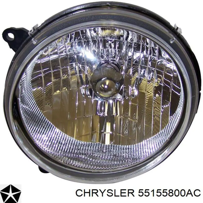 55155800AC Chrysler супорт радіатора в зборі/монтажна панель кріплення фар