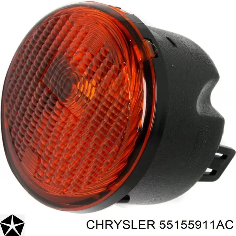 Купити 55155911AB Chrysler Габарит (покажчик повороту) в бампері, лівий