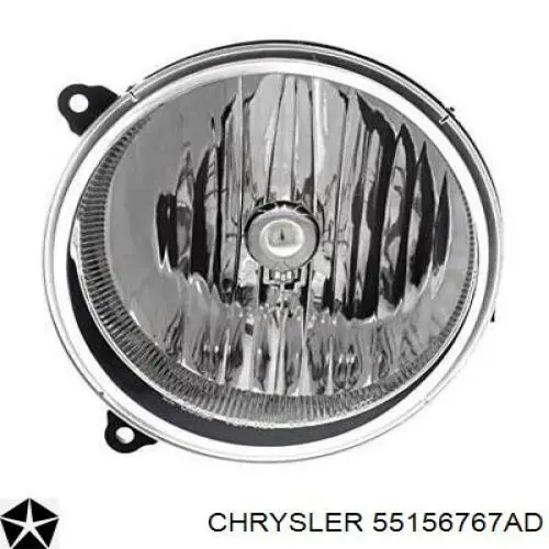 Купити 55156767AD Chrysler Габарит (покажчик повороту) в бампері, лівий