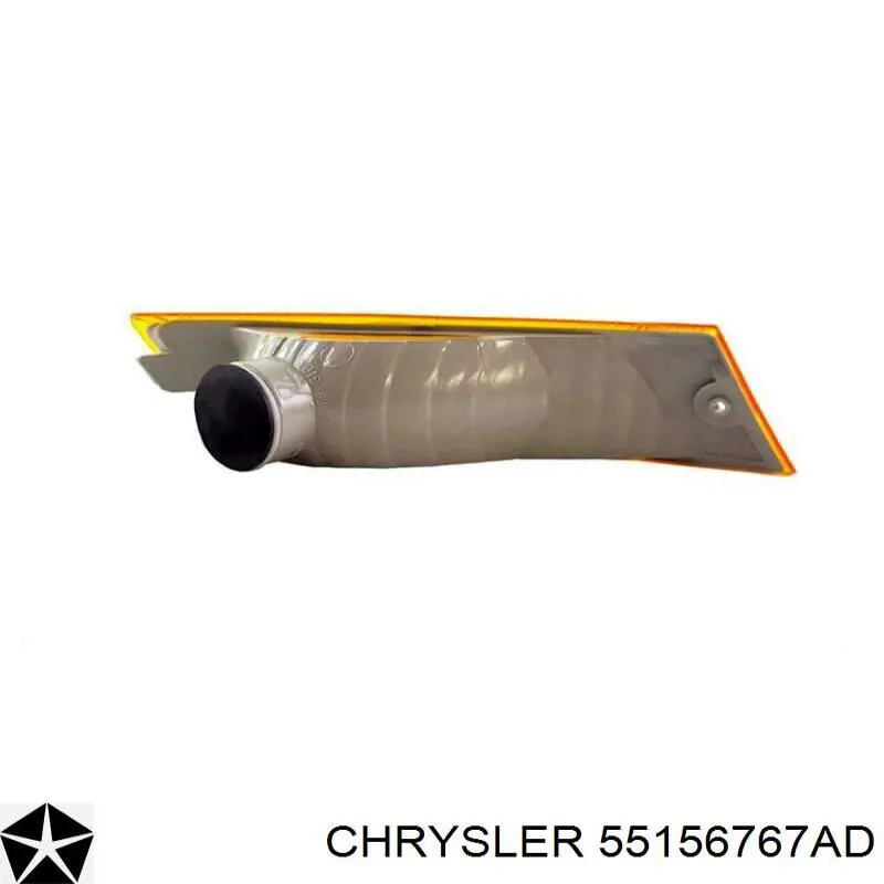 Габарит (покажчик повороту) в бампері, лівий Chrysler 55156767AD ціна, від 12.61 USD
