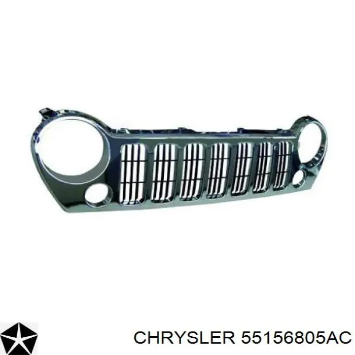 Облицювання радіатора Chrysler 55156805AC ціна, від 111.02 USD