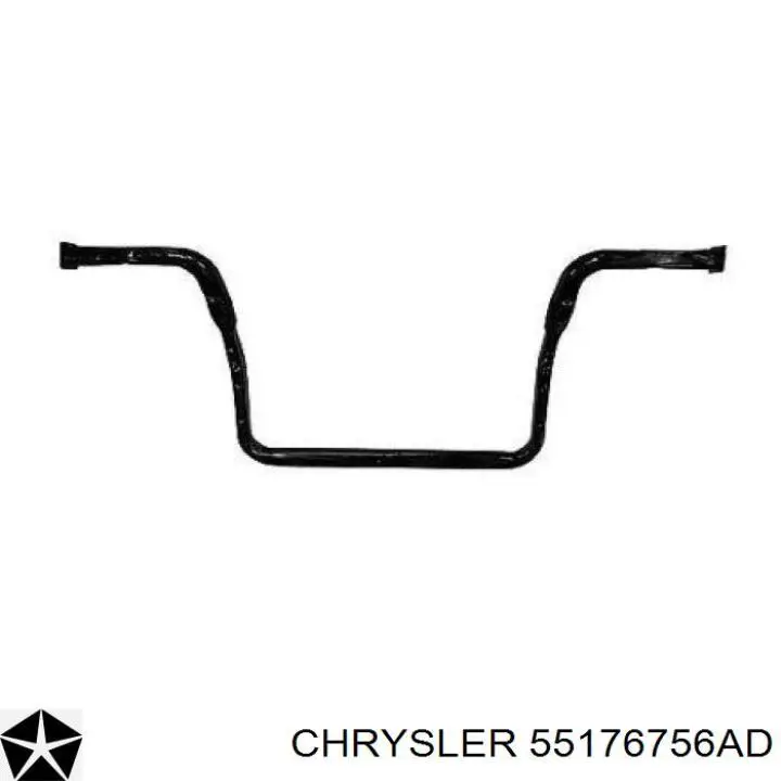 Рамка радіатора нижня Chrysler 55176756AD ціна, від 123.73 USD