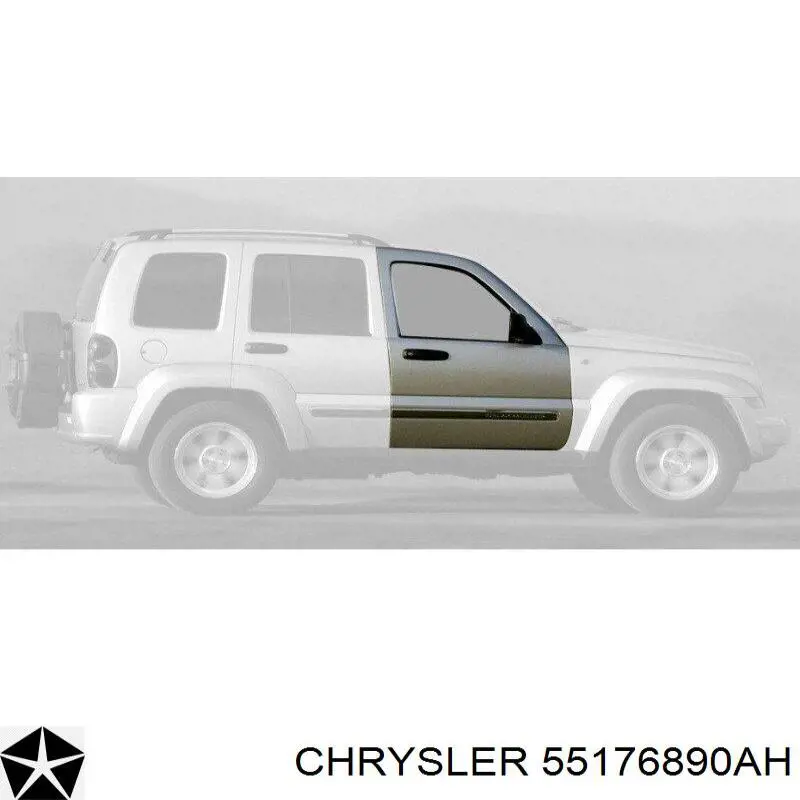 Купити 55176890AH Chrysler Двері праві передні
