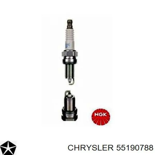 Свічки автомобільні Chrysler 55190788 ціна, від 4.62 USD