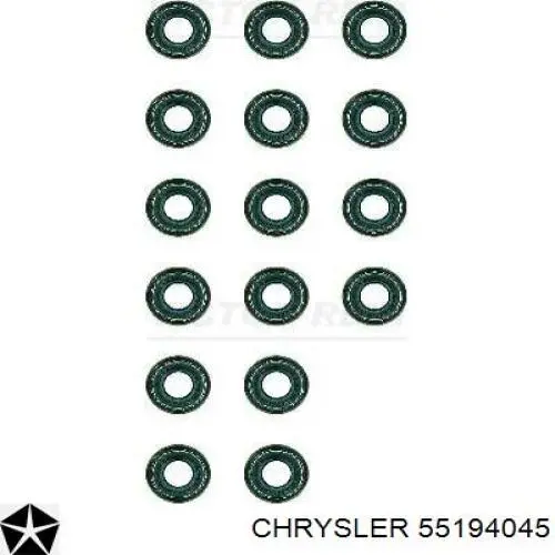 Прокладка клапанної кришки двигуна Chrysler 55194045 ціна, від 10.23 USD
