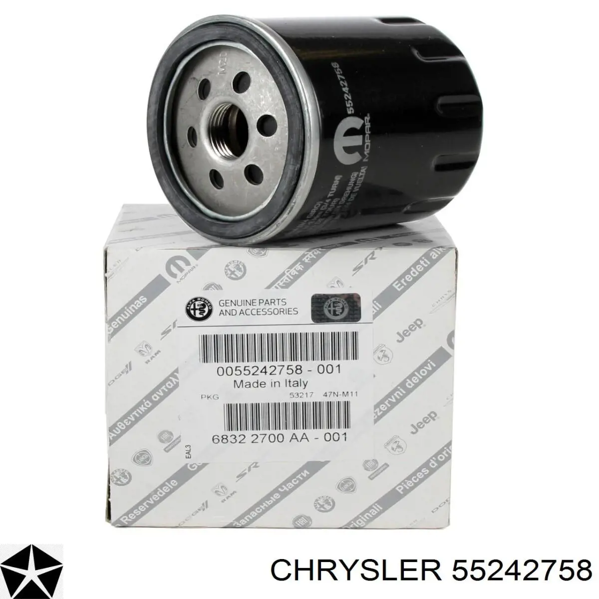 Масляний фільтр двигуна Chrysler 55242758 ціна, від 11.44 USD