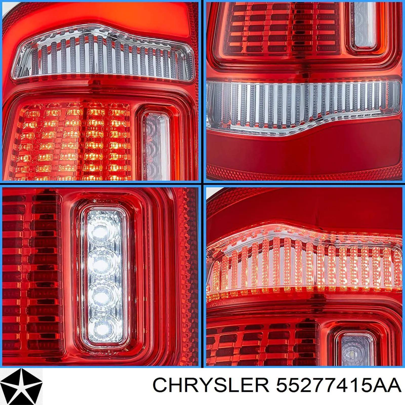 Ліхтар задній лівий Chrysler 55277415AC
