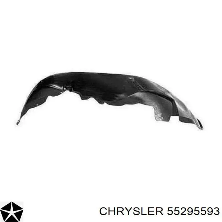 Підкрилок переднього крила, лівий Chrysler 55295593 ціна, від 10.74 USD