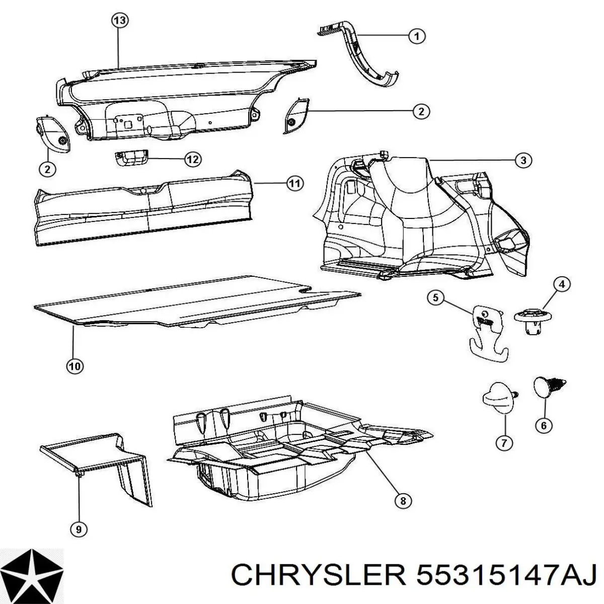 55315147AJ Chrysler 