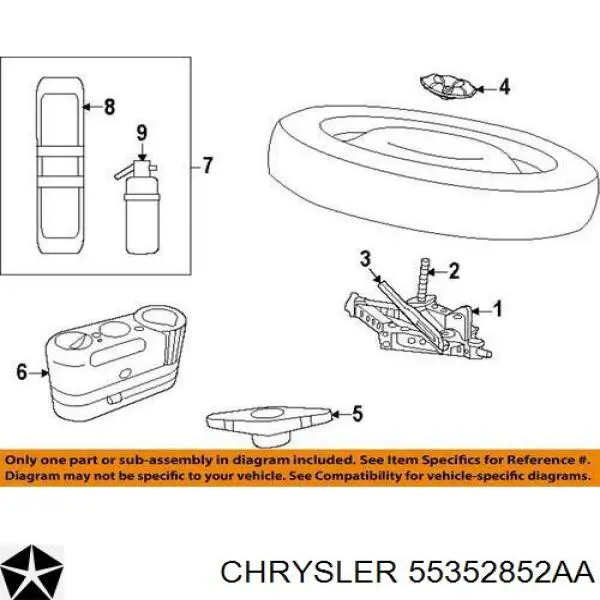 55352852AA Chrysler 