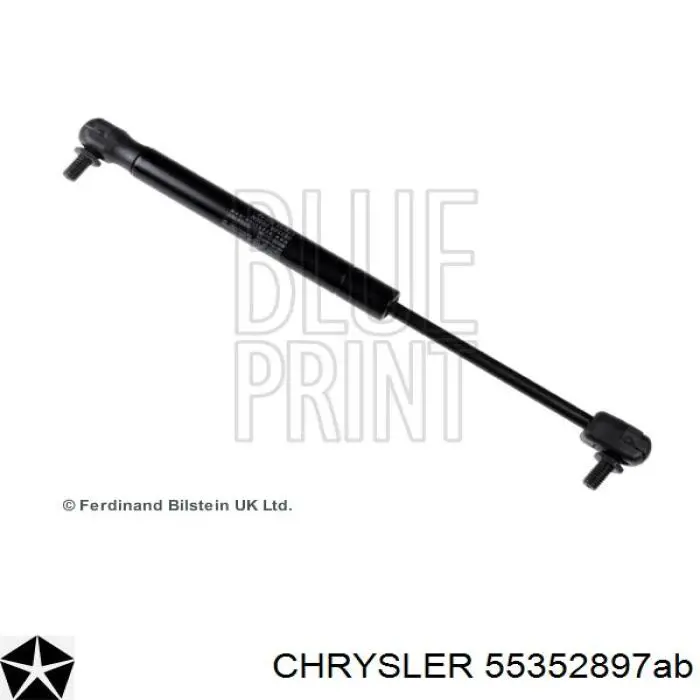 Опора капота ліва Chrysler 55352897AB ціна, від 3.68 USD