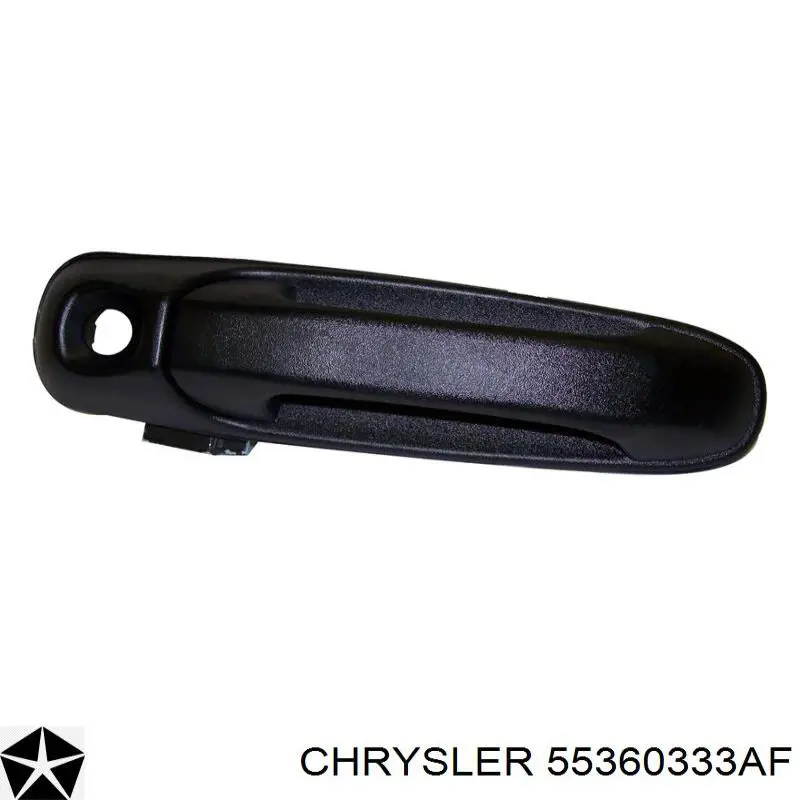 Ручка передньої двері зовнішня ліва Chrysler 55360333AF ціна, від 14.36 USD