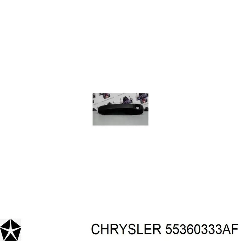 Купити 55360333AF Chrysler Ручка передньої двері зовнішня ліва